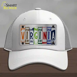 Virginia License Plate Art Novelty License Plate Hat Mesh / White