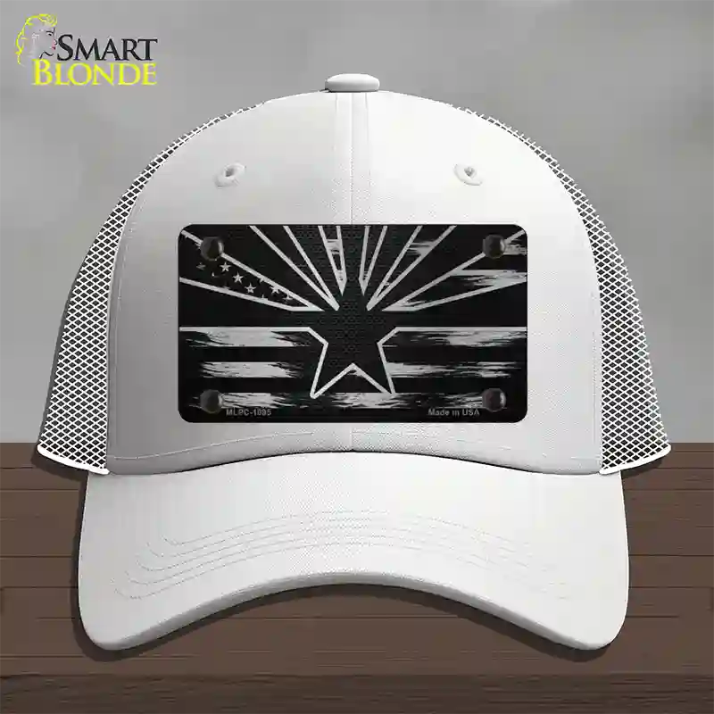 Arizona Carbon Fiber Novelty License Plate Hat Mesh / White