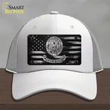 Idaho Carbon Fiber Novelty License Plate Hat Mesh / White