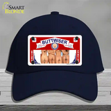 Buttwiser Beer Girls Novelty License Plate Hat Cotton / Navy