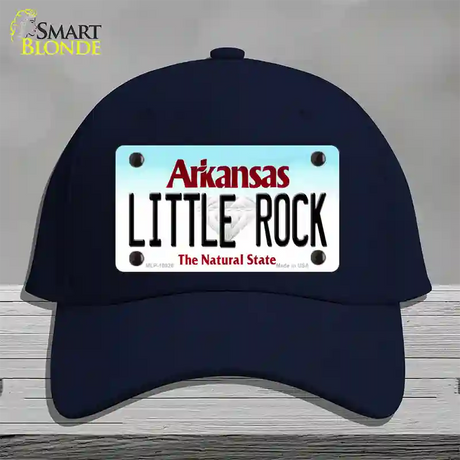 Little Rock Arkansas Novelty License Plate Hat Cotton / Navy