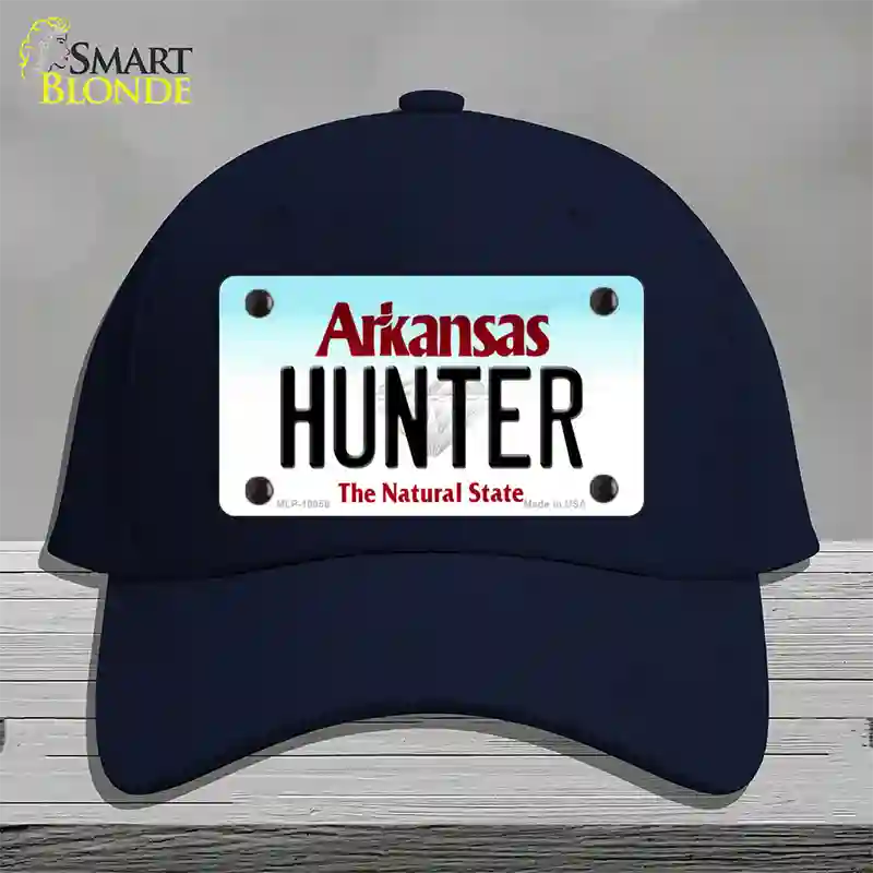 Hunter Arkansas Novelty License Plate Hat Cotton / Navy