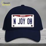 N Joy OH Ohio Novelty License Plate Hat Cotton / Navy