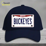 Buckeyes Ohio Novelty License Plate Hat Cotton / Navy