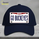 Go Buckeyes Ohio Novelty License Plate Hat Cotton / Navy