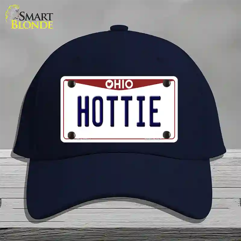 Hottie Ohio Novelty License Plate Hat Cotton / Navy