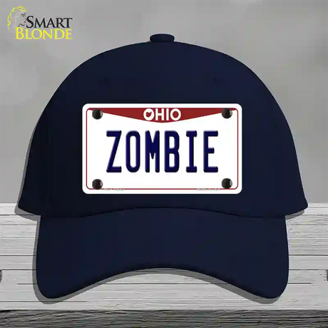 Zombie Ohio Novelty License Plate Hat Cotton / Navy