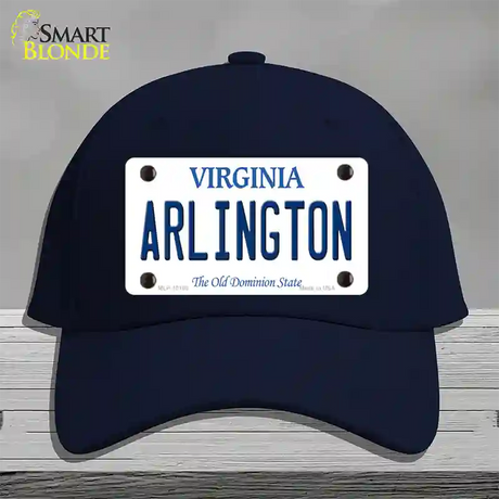 Arlington Virginia Novelty License Plate Hat Cotton / Navy