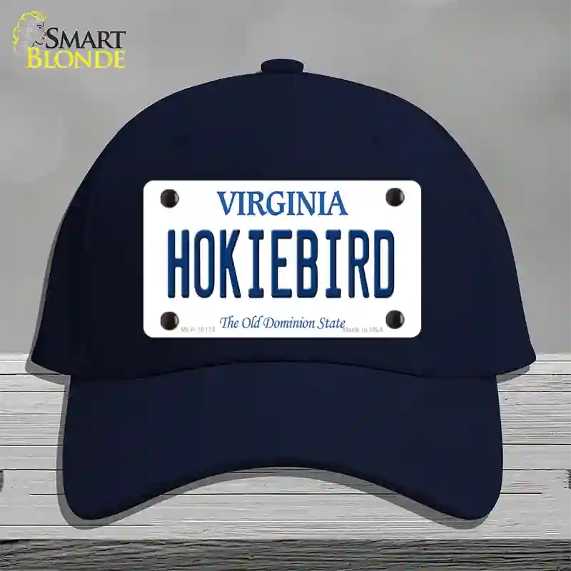 Hokiebird Virginia Novelty License Plate Hat Cotton / Navy