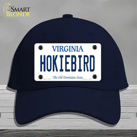 Hokiebird Virginia Novelty License Plate Hat Cotton / Navy