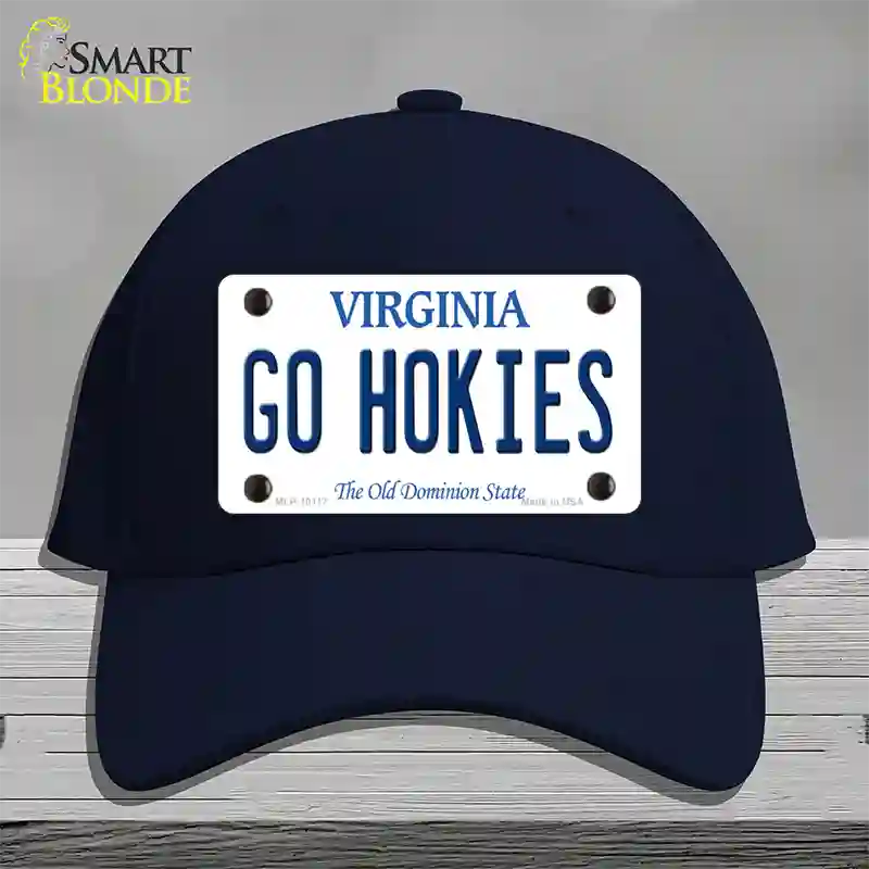 Go Hokies Virginia Novelty License Plate Hat Cotton / Navy