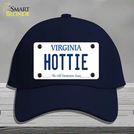 Hottie Virginia Novelty License Plate Hat Cotton / Navy