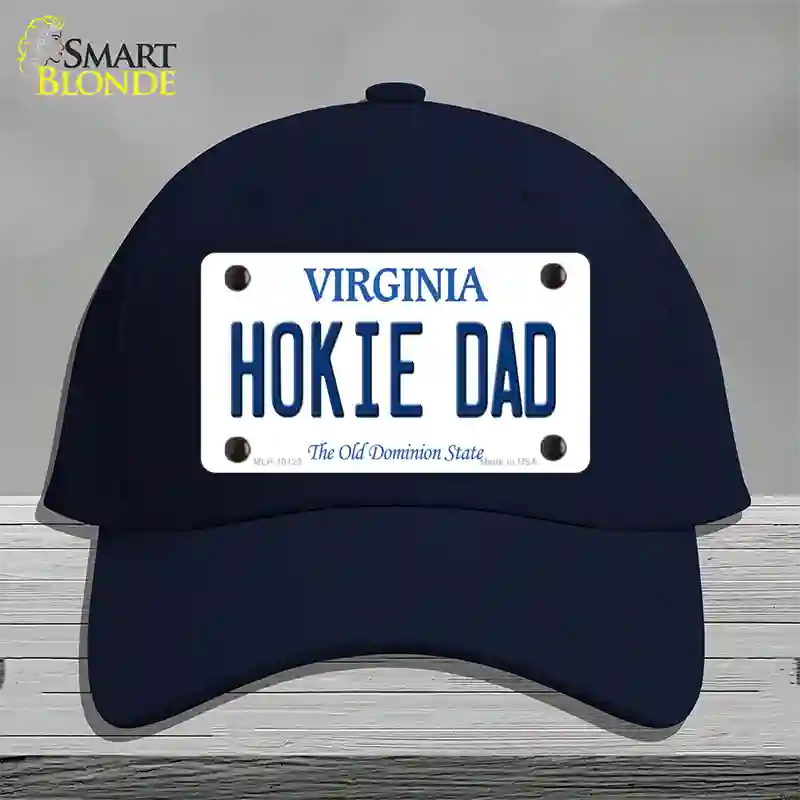 Hokie Dad Virginia Novelty License Plate Hat Cotton / Navy