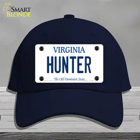 Hunter Virginia Novelty License Plate Hat Cotton / Navy