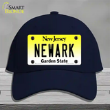 Newark New Jersey Novelty License Plate Hat Cotton / Navy