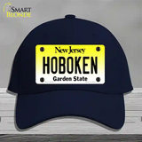 Hoboken New Jersey Novelty License Plate Hat Cotton / Navy