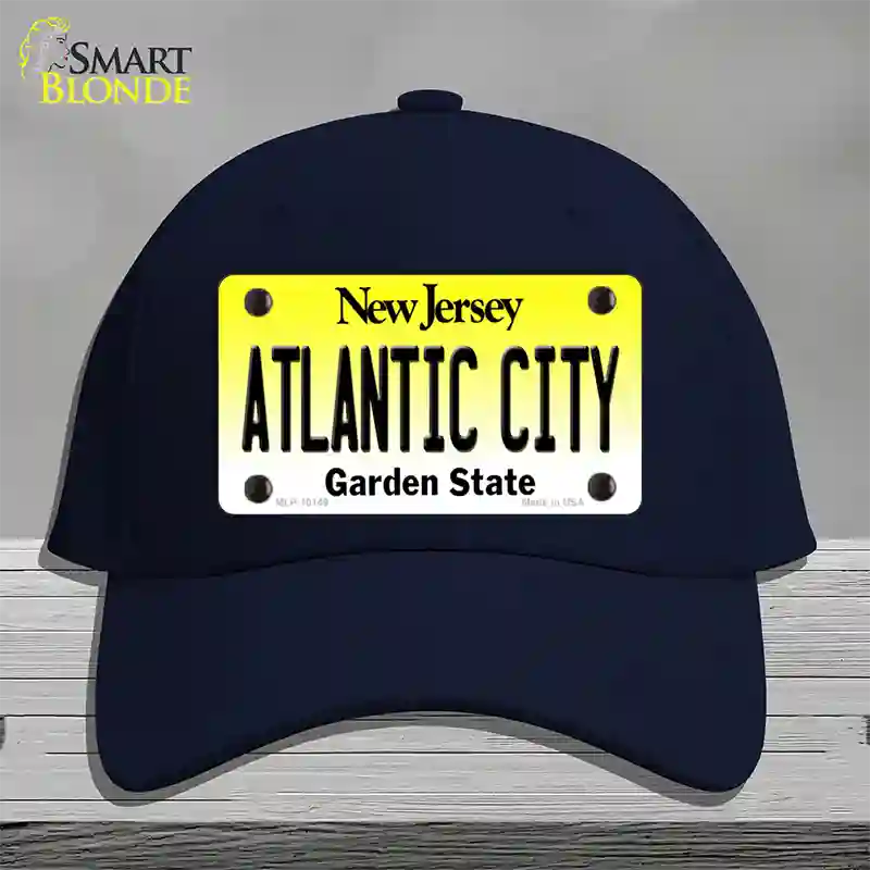 Atlantic City New Jersey Novelty License Plate Hat Cotton / Navy