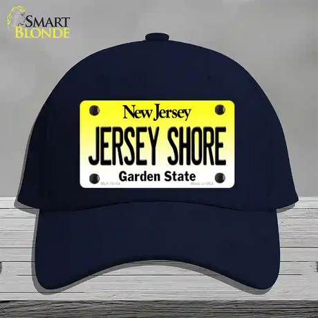 Jersey Shore New Jersey Novelty License Plate Hat Cotton / Navy