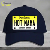 Hot Mama New Jersey Novelty License Plate Hat Cotton / Navy