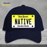 Native New Jersey Novelty License Plate Hat Cotton / Navy