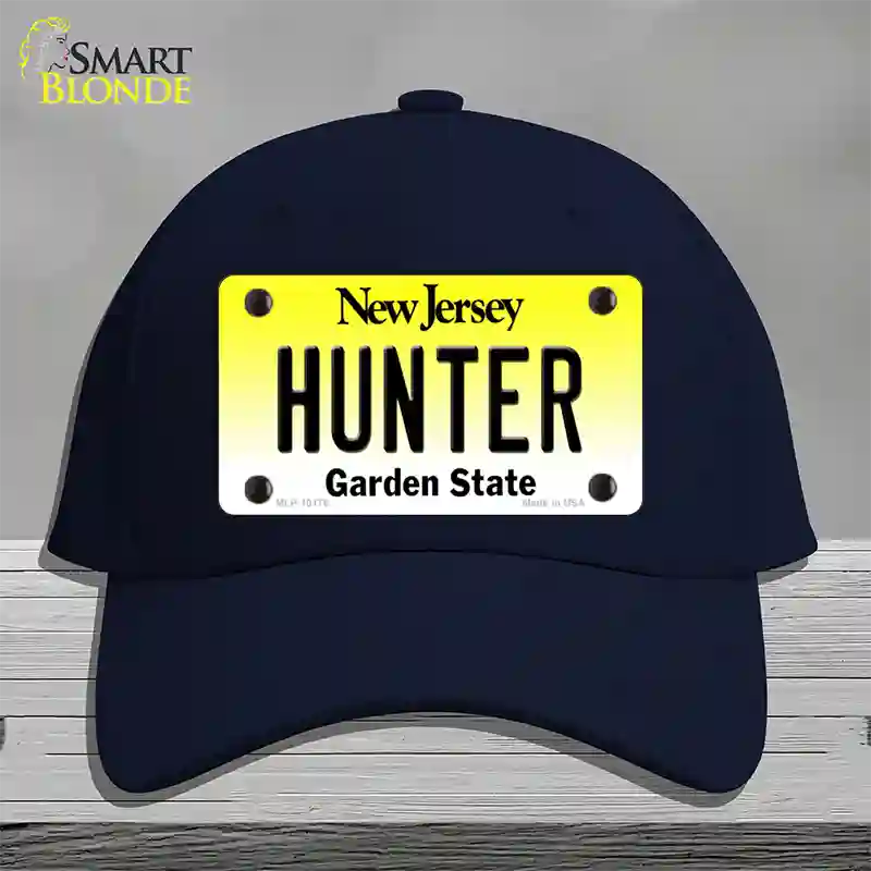 Hunter New Jersey Novelty License Plate Hat Cotton / Navy