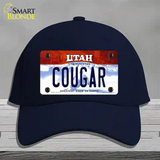 Cougar Utah Novelty License Plate Hat Cotton / Navy