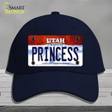 Princess Utah Novelty License Plate Hat Cotton / Navy