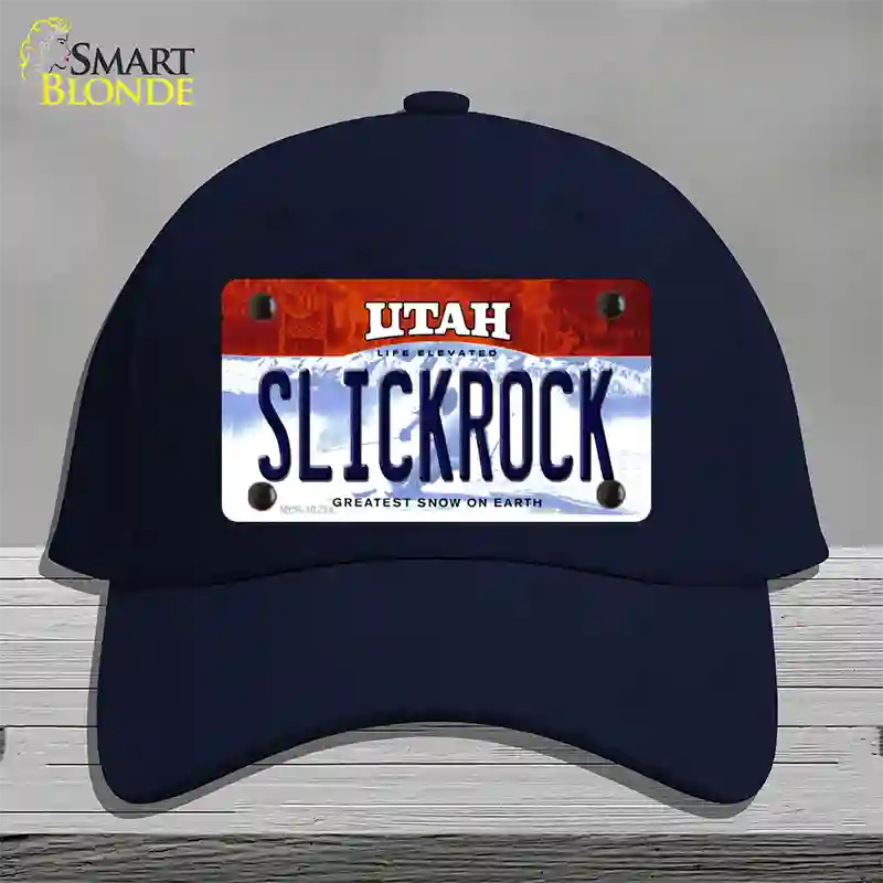 Slickrock Utah Novelty License Plate Hat Cotton / Navy