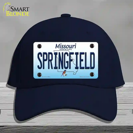 Springfield Missouri Novelty License Plate Hat Cotton / Navy