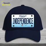 Independence Missouri Novelty License Plate Hat Cotton / Navy