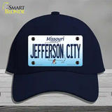 Jefferson City Missouri Novelty License Plate Hat Cotton / Navy