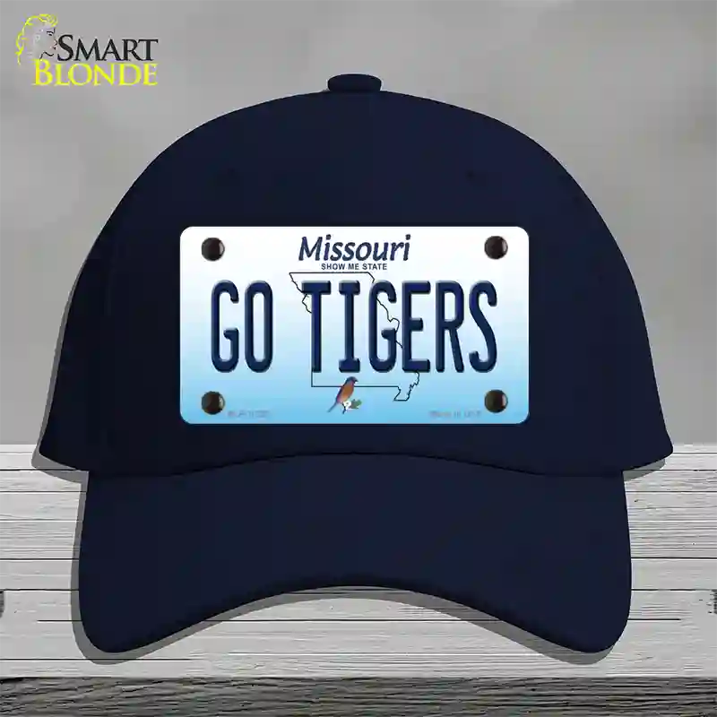 Go Tigers Missouri Novelty License Plate Hat Cotton / Navy