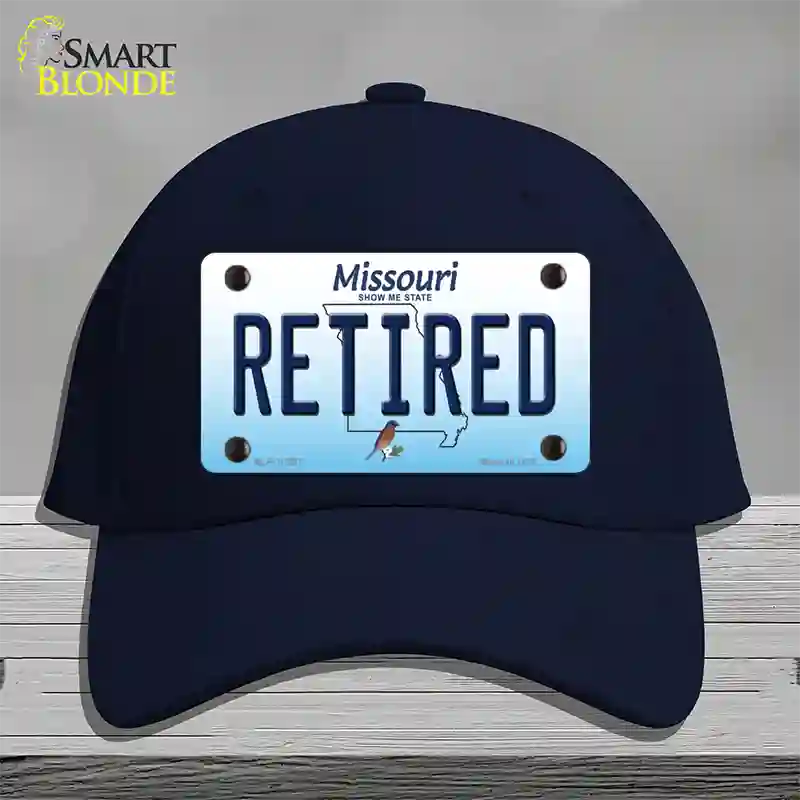 Retired Missouri Novelty License Plate Hat Cotton / Navy