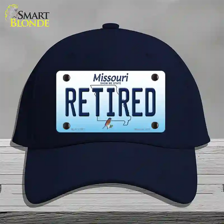 Retired Missouri Novelty License Plate Hat Cotton / Navy