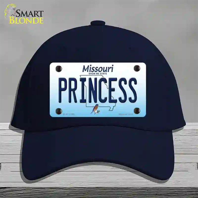 Princess Missouri Novelty License Plate Hat Cotton / Navy