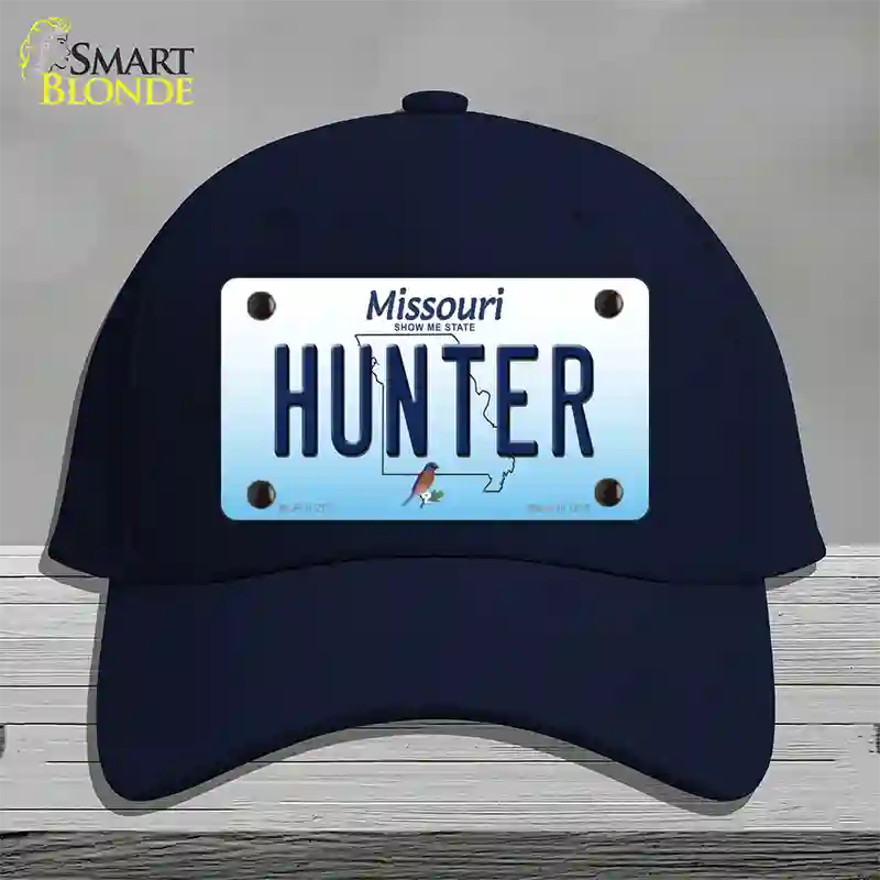 Hunter Missouri Novelty License Plate Hat Cotton / Navy