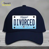 Divorced Missouri Novelty License Plate Hat Cotton / Navy