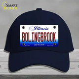 Bolingbrook Illinois Novelty License Plate Hat Cotton / Navy