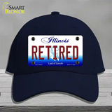 Retired Illinois Novelty License Plate Hat Cotton / Navy