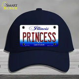 Princess Illinois Novelty License Plate Hat Cotton / Navy