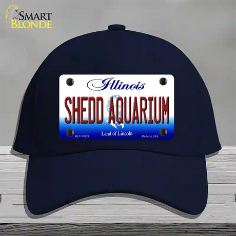 Shedd Aquarium Illinois Novelty License Plate Hat Cotton / Navy