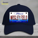 Wrigley Field Illinois Novelty License Plate Hat Cotton / Navy