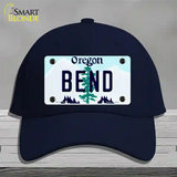 Bend Oregon Novelty License Plate Hat Cotton / Navy