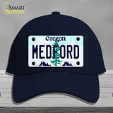 Medford Oregon Novelty License Plate Hat Cotton / Navy