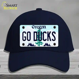 Go Ducks Oregon Novelty License Plate Hat Cotton / Navy