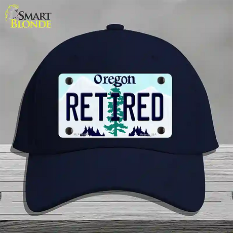 Retired Oregon Novelty License Plate Hat Cotton / Navy