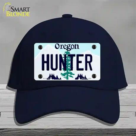 Hunter Oregon Novelty License Plate Hat Cotton / Navy