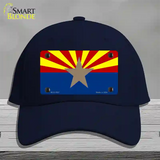 Arizona Big Star State Flag Novelty License Plate Hat Cotton / Navy