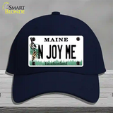 N Joy ME Maine Novelty License Plate Hat Cotton / Navy