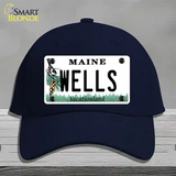 Wells Maine Novelty License Plate Hat Cotton / Navy